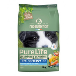 Pro-Nutrition Flatazor Pure Life Puppy Mini & Medium Grain Free with Salmon & White Fish 2kg