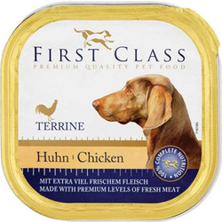 First Class Dog Terrine Pate Chicken 300gr
