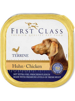 First Class Dog Terrine Pate Chicken 300gr