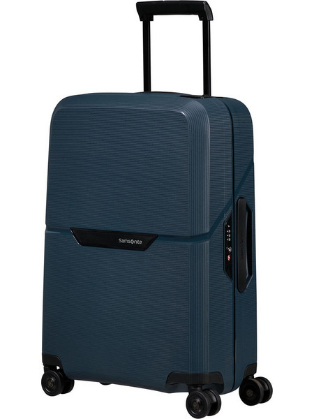 Samsonite Magnum Eco Βαλίτσα Καμπίνας 55x40x20cm με 4 Ρόδες Navy Μπλε