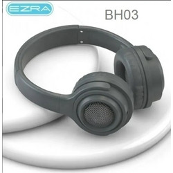 Ezra BH03 Ενσύρματα Ακουστικά On Ear Γκρι