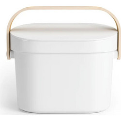 Κάδος Κομποστοποίησης Bellwood 1022634-668 4Lt 24,8x27,6x16,4cm White-Natural Umbra Ξύλο,Πλαστικό