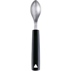 Κουτάλι Quenelle 8εκ Inox Triangle Μαύρη Λαβή