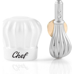 Καρφίτσα Pin 2τμχ Fashion Style Kitchen and Chef Metalmorphose MTMP-110 - MTMHK