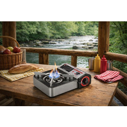 Εστία Μαγειρέματος Υγραερίου για Camping 17x25x6.7cm General Trade 7947406 - GeneralTrade