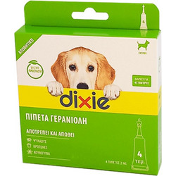 Dixie Γερανιόλη Πιπέτες Σκύλου 4x1 ml