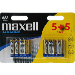 Maxell Alkaline AAA 10τμχ