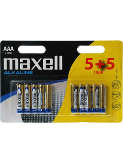 Maxell Alkaline AAA 10τμχ