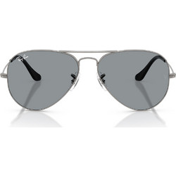 Ray-Ban RB3025 004/R5 Ανδρικά Γυαλιά Ηλίου Aviator Μεταλλικά Ασημί με Μαύρος Φακό