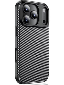 Ancus AutoFocus Carbon Fiber Back Cover Black (iPhone 17 Pro)