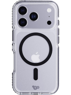 TECH21 IPHONE 17 PRO CASE (T21-11324) EVOCRYSTAL W/MAGSAFE-CLEAR/BLACK