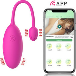Women Pleasure Toy App Controlled Pink