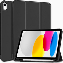 Θήκη Flip Smart inos Apple iPad 10.9" (2022) με TPU & SC Pen Μαύρο
