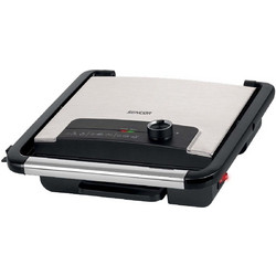 Sencor SBG 3710SS Ηλεκτρική Ψησταριά Πλάκας 2000W με Καπάκι και Ρυθμιζόμενο Θερμοστάτη 29.8cm SBG3710SS