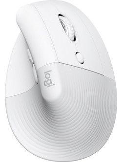 Logitech Lift for Business Ασύρματο Bluetooth Ποντίκι Εργονομικό Vertical White