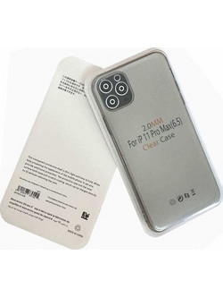 ΣΥΜΒΑΤΗ Tpu Silicone Case Διαφανές Back Cover 2mm (iPhone 11 Pro Max) - Διαφανές