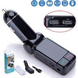 Πομπός Bluetooth USB, AUX In, MP3 Player & Φορτιστής 2 x USB 2.1A Αυτοκινήτου - Car FM Transmitter