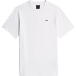 T-Shirt True Regular Structured D28609-E383-110 white