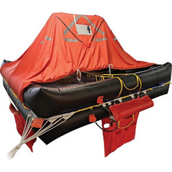 LALIZAS Liferaft SOLAS DEEP SEA II,TOB,Compact,12 prs,flat pack (A) (501612)