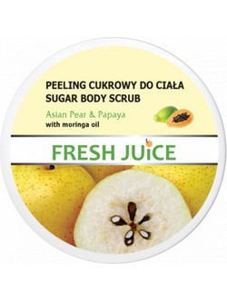 Fresh Juice Pear & Papaya Sugar Scrub Σώματος 225ml