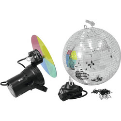 EUROLITE Mirror Ball SET 30cm with Pinspot - Eurolite