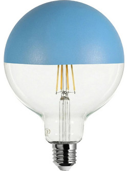 Creative Cables Λαμπτήρας LED Maria G125 4,8W 806Lm Filament E27 2700K Ρυθμιζόμενης έντασης - Μπλε- Creative Cables - FL-LEDGMBLU