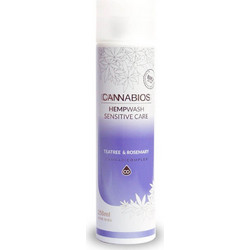 Cannabios HempWash Intimate Gel Καθαρισμού με Τεϊόδεντρο & Δεντρολίβανο 250ml