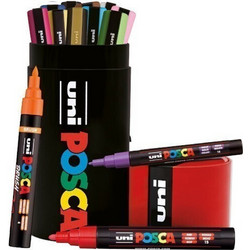 Μαρκαδόροι Σχεδίου Uni Posca PC Metal Tube 01R - 13 τεμάχια PC METAL TUBE FULL SET - 01R
