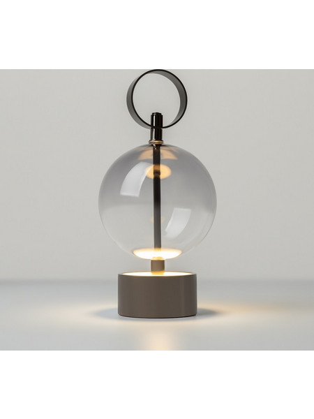 MAYTONI LIGHTING Maytoni Double Moon Battery | Επαναφορτιζόμενο Design Πορτατίφ LED (MOD478FL-L15B3K)