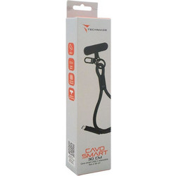 Techmade USB 2.0 Cable USB-C male - USB-C Μαύρο 0.56m