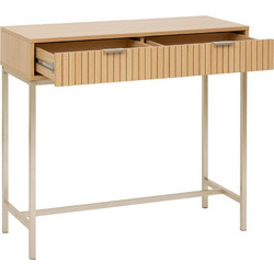 Κονσόλα 5Five Tasso Ξύλινη με 2 Συρτάρια 80.5x35x90cm 193589