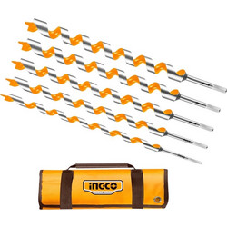 Σετ 5 Τρυπάνια Ξύλου με Εξάγωνο Στέλεχος 460mm Ingco (DBW0501)