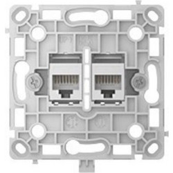 Διπλή Πρίζα LAN AJAX Outlet Core Ethernet White SOC.022