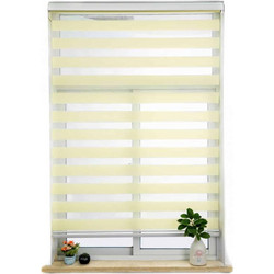 Ρολοκουρτίνα Zebra Day & Night Μερικής Συσκότισης 80x180cm σε 5 Αποχρώσεις Μπεζ