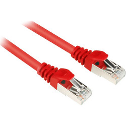 Sharkoon S/FTP Cat.6 Καλώδιο Δικτύου Ethernet 0.25m Red