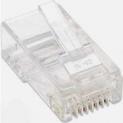Βύσμα RJ45 Cat5e UTP INTELLINET IWP-JAR-C5F 10 τεμ - Επιχρυσωμένο 3μ & Συμπαγές Καλώδιο