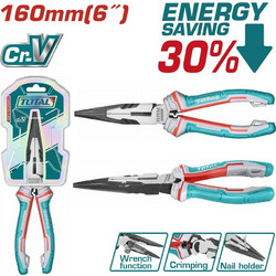 Total THT220606S Μυτοτσίμπιδα Ίσια Μήκους 160mm