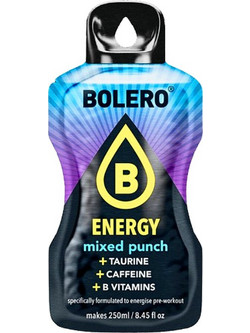 Bolero Energy Mixed Punch (Ανάμεικτο Παντς) Ενεργειακό Ρόφημα χωρίς Ζάχαρη σε Σκόνη 7gr