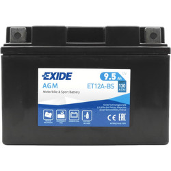 Exide Μπαταρία Μοτοσυκλέτας ET12A-BS 130A 9Ah