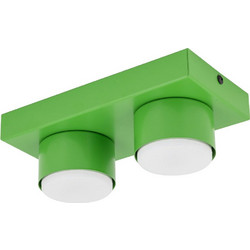 Φωτιστικό Οροφής - Σποτ Brix 11286 2xGX53 23x11,5x8cm Green TK Lighting