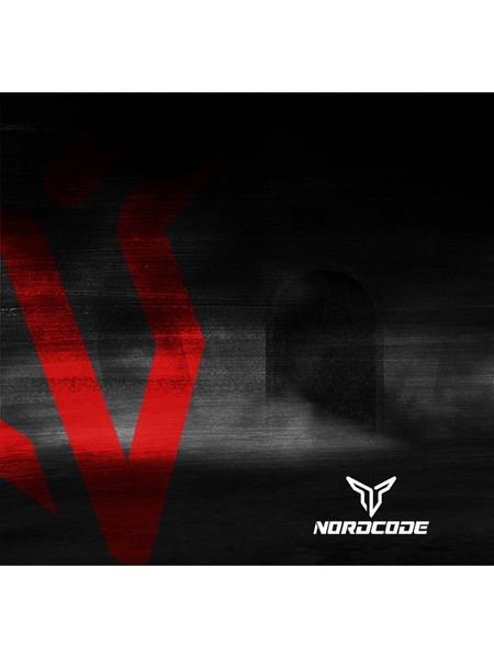 Φουλάρι Nordcode_ Tube neck 4 Logo μαυρο κοκκινο - NORDCODE