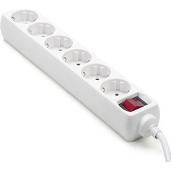 Πολύπριζο ProCable 6 Θέσεων με Διακόπτη 1.5m White 41173
