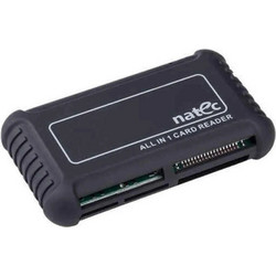Natec Beetle Card Reader USB-A 2.0 για SD / microSD / Compact Flash / xD / Memory Stick / Micro (M2)