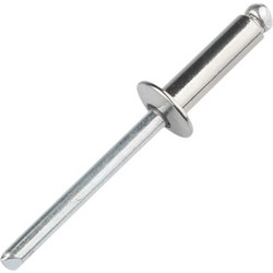 Πριτσίνια αλουμινίου - 4.8mmx16mm - Σετ 12 πακέτα των 14 τεμαχίων - 0042934