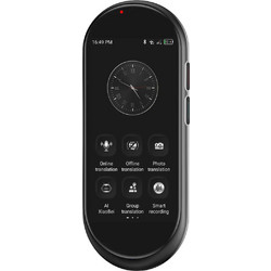 Translator Ai Maxcom Mtalk Mt100 Wi-fi 4g Sim 4.1 Inch Display 1500 Mah Up To 6 Hours Battery Life Black