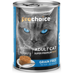Prochoice Adult Grain Free with Sardine & Anchovy 400gr