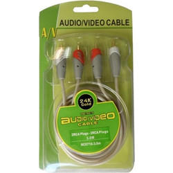 DM καλώδιο 2x RCA M/M 3m RC0716