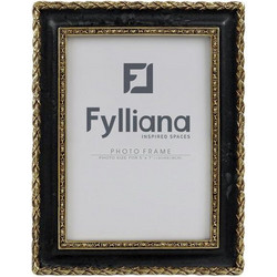 ΚΟΡΝΙΖΑ Fylliana FL0389 13x18 ΧΡΥΣΟ-ΜΑΥΡΟ ΧΡΩΜΑ 18x2x23εκ