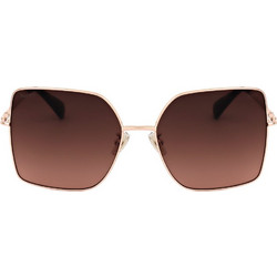 Max Mara MM0062 50F Γυναικεία Γυαλιά Ηλίου Πεταλούδα Μεταλλικά Χρυσά με Κόκκινο Polarized Φακό
