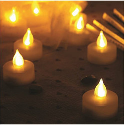 Aca Light ΔΙΑΚΟΣΜΗΤΙΚΑ ΣΕΤ TEA LIGHTS 4 LED ΘΕΡΜO ΜΕ ΜΠΑΤΑΡΙΕΣ 4xCR2032 (ΔΕΝ ΣΥΜΠ) IP20 5x38mm